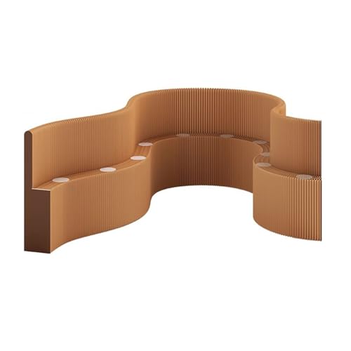 Paravent en papier avec étagères séparateur de salon pliable amovible 3m
