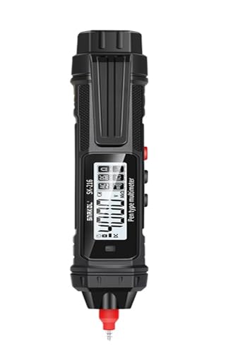 Multimètre numérique 4000 points avec stylo testeur de tension SK-216 et 8 accessoires