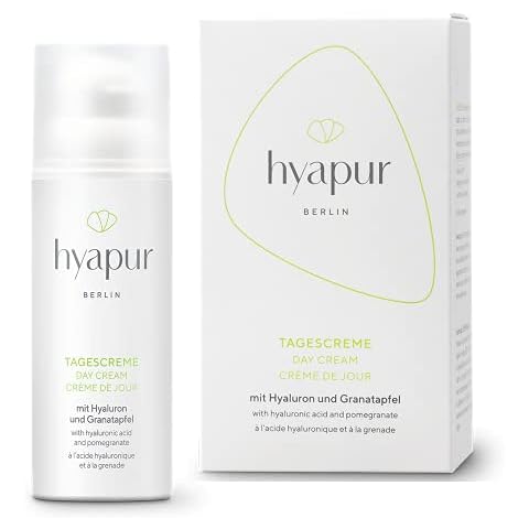 hyapur® - GREEN Tagescreme 50ml - Die natürliche Tagespflege mit Hyaluron und Aloe Vera zur Anti-Aging-Pflege Cover