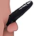 2 Inch Penis Enhancer with Ball Strap - Black