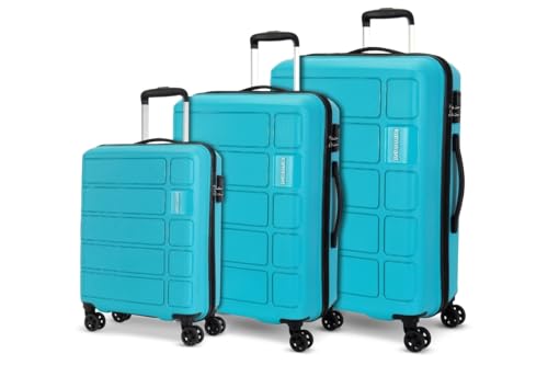 Kamiliant by American Tourister 3 Pc Harrier Edge 8W Set 56 Cm, 68 Cm & 78 Cm - Small, Medium & Large Polypropylene(PP) Hardside 8 Wheels Spinner Lugg
