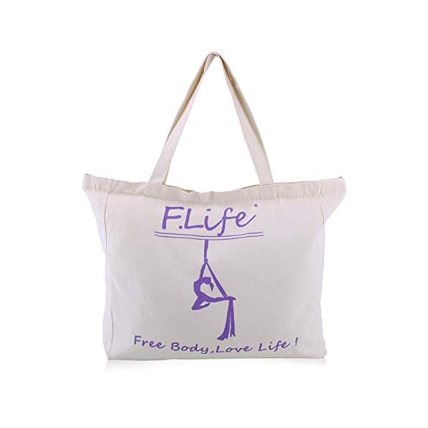 F.Life 11 Yards Aerial Silks Equipment- Medium Stretch Aerial Silk hardware kit For Acrobatic Dance,Air yoga, Aerial Yoga Hammock 10 meters Long (Dark Gray)