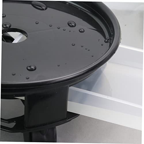 Support de pot de fleurs noir design et robuste pour intérieur chic - 4