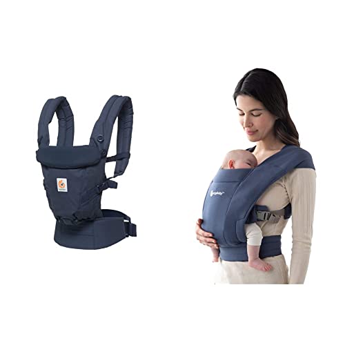Ergobaby Babytrage für Neugeborene ab Geburt, Baby Tragesystem Adapt Cool...