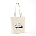 CafePress Thirsty Whale Tote Bag Natural Canvas Tote Bag, Reusable Shopping Bag