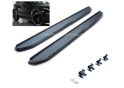 Side Steps Black Edition Fits RR Evoque 2011-18 Running Boards Pure Prestige