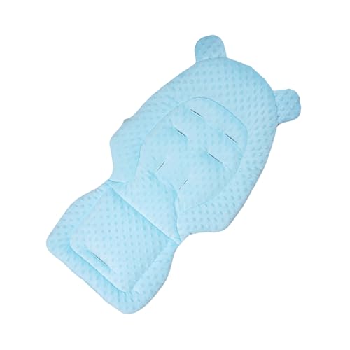 Cochecito de bebé de doble cara cojín lavable a máquina de algodón con diseño antideslizante para silla de empuje sillas altas accesorios para cochecito de bebé