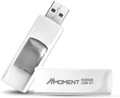 MMOMENT MU39 512GB USB 3.1 Gen1 Flash Drive, Read Speed up to 100MB/s, Retractable Design Thumb Drive