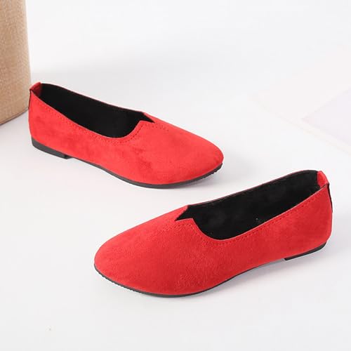 Square Toe Dolly Shoes Women Ballet Flats2