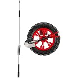 ledmomo コンパクト車用ヤデザイン旗竿 スティッキー車外装飾 耐摩耗屋外対応 車両用ミニ旗ポール 旅行や日常ドレスアップに