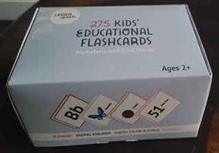 LEARNpath Toddler Flash Cards for Ages 2+ - Real Image 470 Flash Cards for Toddlers 3-5 Years with Illustrations, Alphabet Flash Cards, Learn First Words, Numbers, Colors, Shapes & Math Symbols