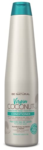 PLACENTA LIFE - Acondicionador VIRGIN COCONUT | Hidratación Profunda | Suavidad y Brillo | Libre de Sulfatos y Parabenos | Para Todo Tipo de Cabello, Multicolor, 350 ml, Poliéster