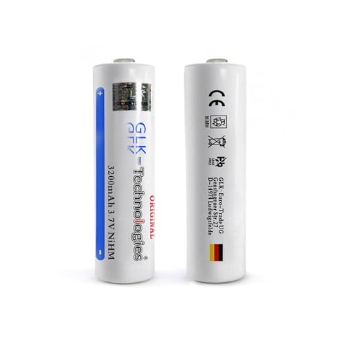 GLK-Technologies High Power Button Top 3200 mAh 3,7 V batteria NiMH 2025BJ