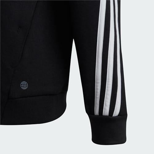 adidas U FI 3s Fz HD Sweat, Noir/Blanc, 11 años Mixte bébé