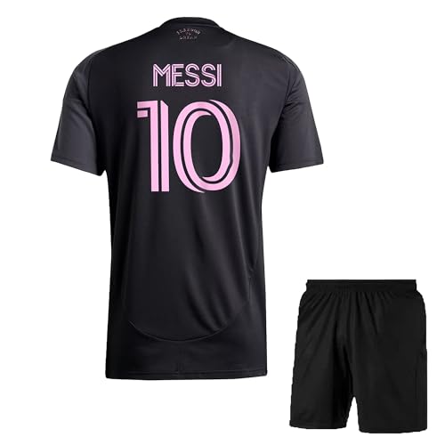 Image of Sports Soccer Home Away Kids Boys Barce Lamine Yamal Football Jersey Boys Set T-Shirt and Shorts
