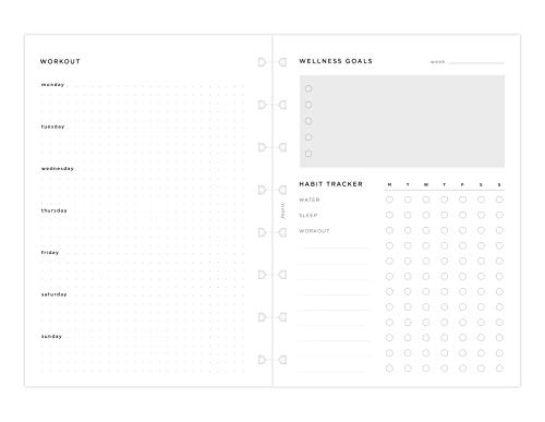 Filofax navulbare Notebook A5 Wellness Trackers Navulling, 152033 - Image 3