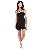 Betsey Johnson Women's Rayon Knit and Lace Slip