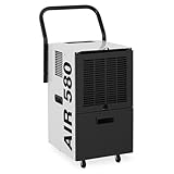 MSW Bautrockner - 30 L/24 h - 90 m² - 5,69 L Luftentfeuchter Raumtrockner Raumentfeuchter