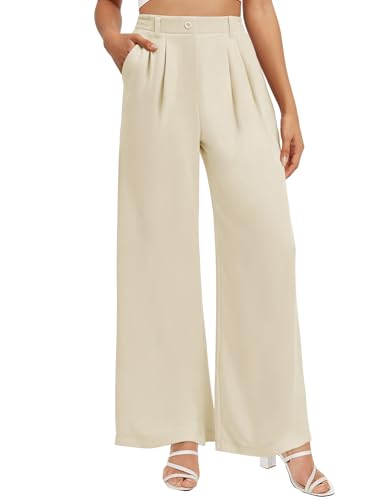 Pantalon large femme taille haute extensible pour en finir avec l'inconfort