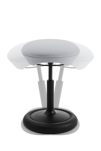 Image of Topstar SITNESS HOP Ergonomic Stool with Three-Dimensional Movement Sitness Technology Made in Germany Colour: Black /Grey