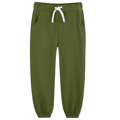 Bumeex 3 Pack Toddler and Boy Sweatpants Joggers Pants Fashion Cinched Hem Athletic Jogging Sweat Pant 100% Cotton 2-14 Years2
