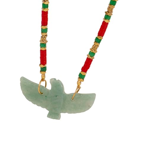 Oiseau en pierre naturelle pour collier pendentif perle et accessoire fait main