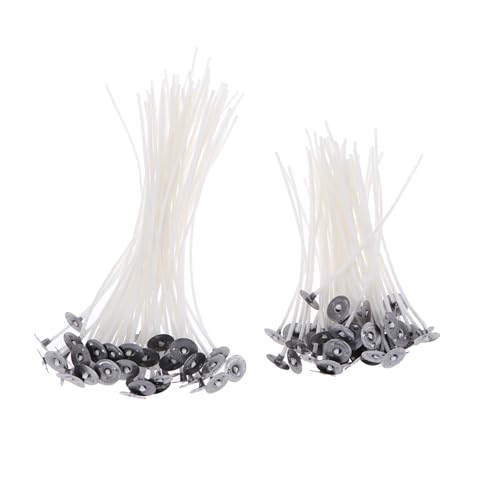 150 piezas de mechas para velas preenceradas hechas a mano