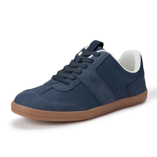 Amazon Essentials Baskets Basses Rétro Femme, Bleu Marine, 39 EU