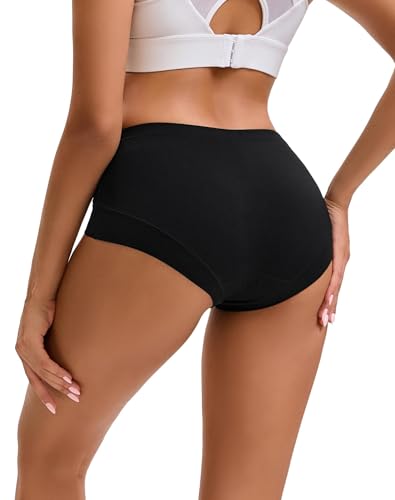 Image of INNERSY Women's Boyshorts Underwear Cotton Soft Boxer Briefs 4-Pack