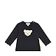 Steiff Unisex Baby Langarm Teddykopf ohne Squeezer T-Shirt, Navy, 68