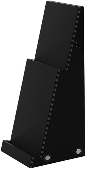 Miniatura 6 de Pantallas de torre de estadio con losa de tarjeta graduada (paquete de 2), compatibles con PSA, Beckett, SGC y CGC (negro, 2 niveles)