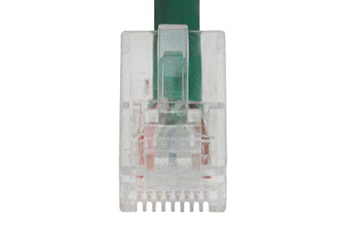 Cable de red Ethernet UTP Cat 5E 6 ft verde miniatura 4