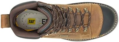 Cat Footwear Men's Hauler 6" Waterproof Composite Toe Work Boot, Dark Beige, 14 | Image 4