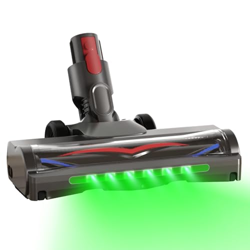 KENVOR Bürste kompatibel mit Dyson V7, V8, V10, V11, V15 Ersatzteile, Zubehör Bodenbürste mit Direktantrieb und 6 Grüne ...