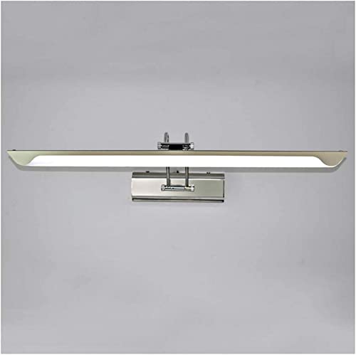 Lampe de vanité à LED 59cm en acier inoxydable pour miroir de salle de bain