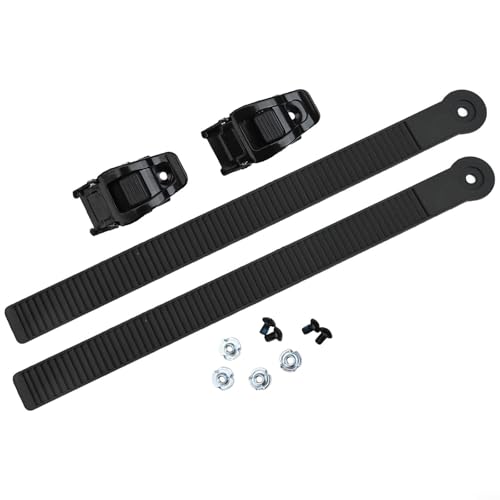 Noteflora Snowboard Ankle Ladder Strap Binding Buckles Set With Screws And Nuts For Snowboards And Roller Skates(265x20mm)