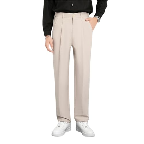 Easemotions - Super Stretch Ice Silk Comfort Everyday Pants, Super Stretch Waist Quick-Drying Ice Silk Pants for Men Over 50