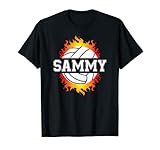 Diseño de jugador de voleibol para cualquier niño o hombre en tu vida que ama jugar al voleibol y quiere ser un campeón mundial de voleibol. Gran regalo para tu hijo, niños, sobrino, niños, novios, papá con el nombre Sammy para juegos.