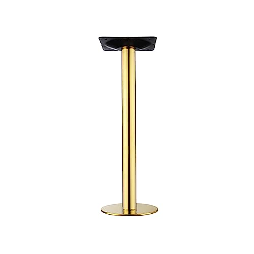 Pata de Escritorio de una Sola Columna de Acero Inoxidable Resistente con Altura Personalizada (800 mm/31,5 Pulgadas), Pata de Metal para encimera de Cocina, Barra de Desayuno, Mesa de centr