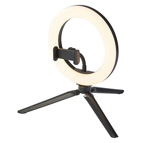 LEDVANCE LED Ring Light with Stand 190mm with USB Connection, 72 LEDs dimmable, 3000-5800k, 10W-400-500 Lm, 190mm - Image 3