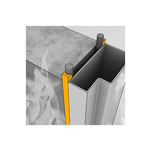 SIKA 12 feuerfeste Dichtmasse für Sikasil 670 Fire Fugen, grau, 300 ml