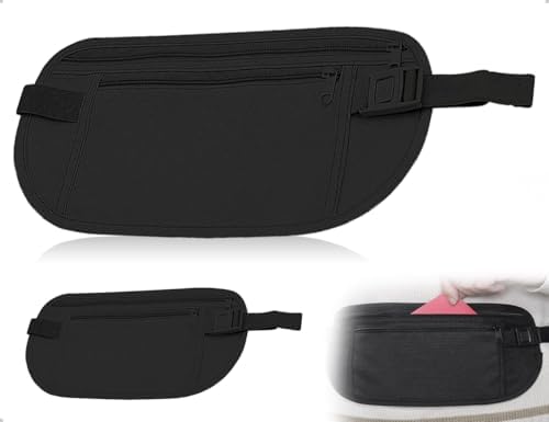 Bauchtasche,Klein Geldgürtel,Wasserdicht Hüfttaschen,Mode Crossbo...