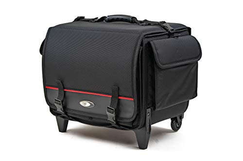 MCY MXLT-RB5 Laptop Storage Roller Bag Up To 5 Laptops - Black, 16x16x1.75 inches2