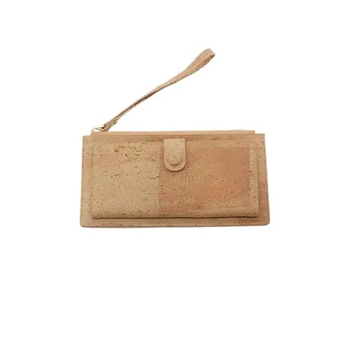 Generic Slim Cork Wallet for Women with RFID protection, Vegan wallet purse Eco Friendly gift, Phone wallet (Natural Cork)2