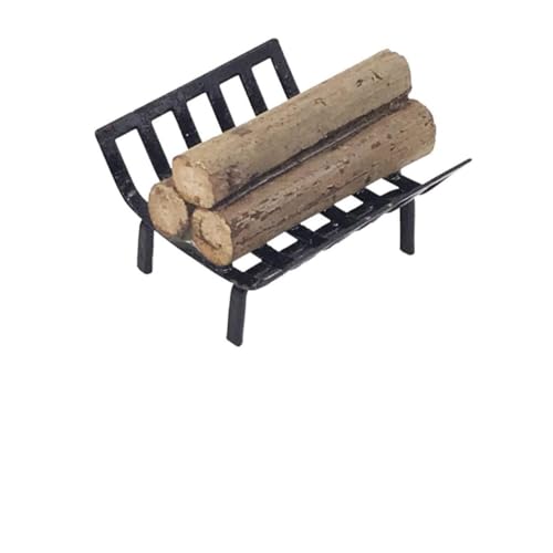 Milisten Soporte para Leña para Casa De Muñecas Decoración Pequeño Leñero De Juguete Mini Leñero Modelo De Leñero Pequeño Mini Leñero Modelo para Casa De Muñecas Pequeño Leñero De
