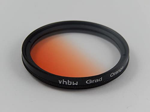 vhbw Orange Verlaufsfilter 77mm