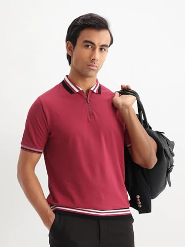Image of Rare Rabbit Regular fit Plain Polo