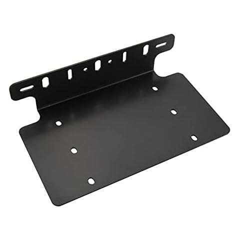 TOPNEW Universal License Plate Mounting Bracket Steel for 6" 7" 12" 17" 20" Led Light Bar Spot Lights for SUV Car, 4x4, Most Trucks Cover