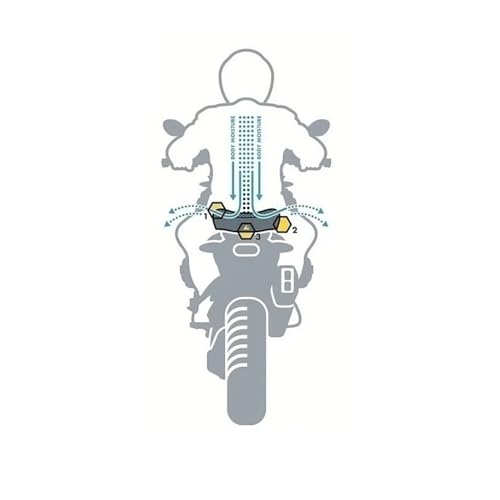 Housse de siège en maille pour NC 750X protection selle coussin antidérapant - 3