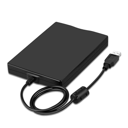 ulafbwur Unidad de disquete, USB 2.0, Plug Play, portátil, lector de disquetes externos de 3.5 pulgadas, 1.44 MB FDD para PC, lector de disquetes